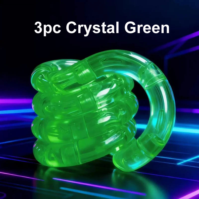 1/3/5pcs Deformable Rope Crystal Twist Rope Pressure Stress Relief Toys