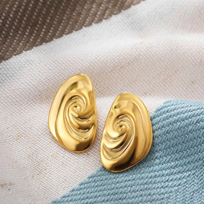 DANA Gold Color Stainless Steel Earring