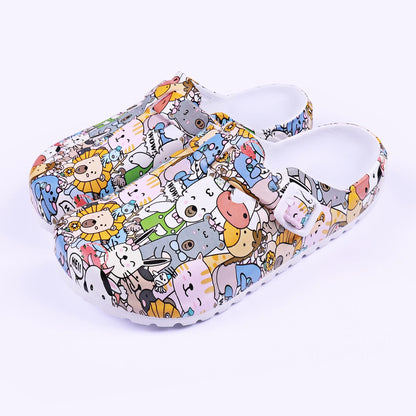 Indoor Slippers Printing Mule Clogs EVA Slippers