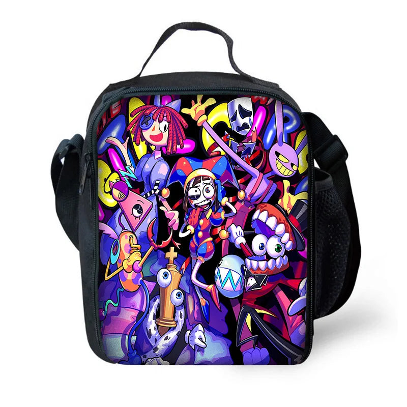Cartoon A-AmazingS DigitalS Circus Child School Backpack Set
