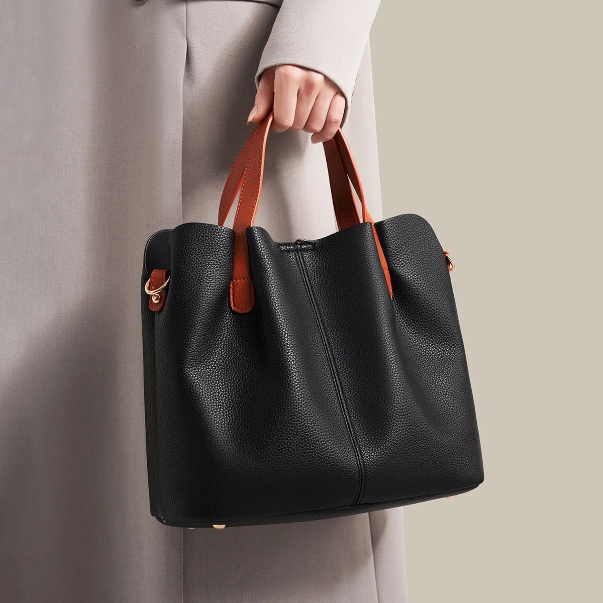 Leather Luxury Shoulder Bag Soft Handbags Large Capacity Crossbody Bags