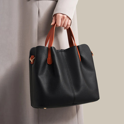 Leather Luxury Shoulder Bag Soft Handbags Large Capacity Crossbody Bags