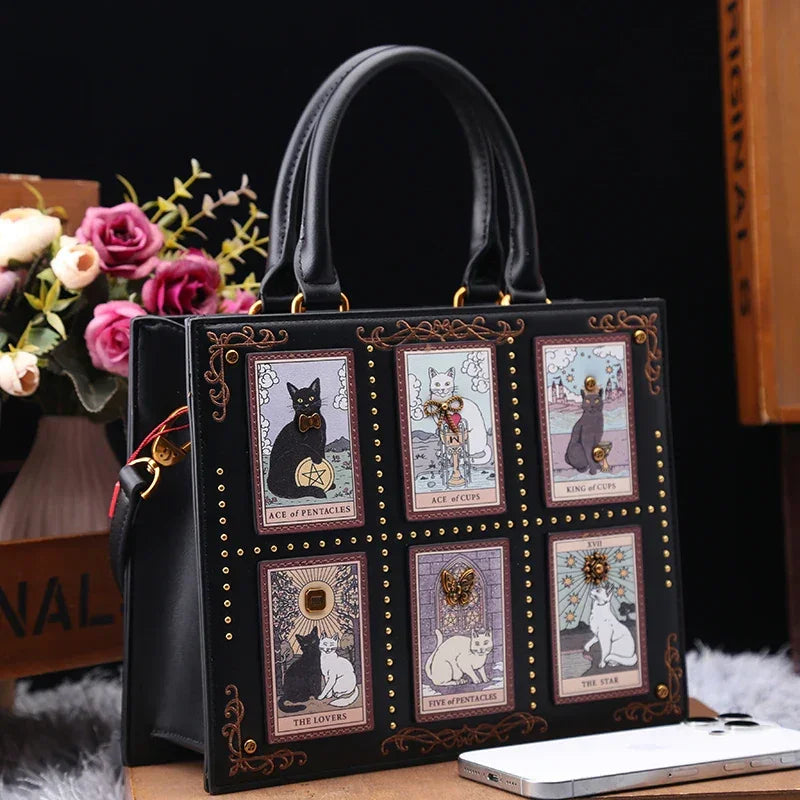 Luxury Cat Printing Large Capacity Bags