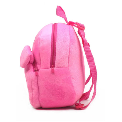 3D School Bags Cartoon Print Plush Kids Backpack Kindergarten Mini Bag