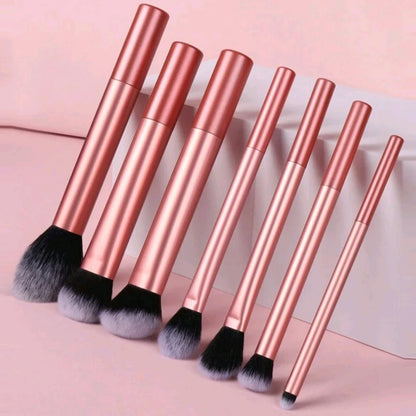12pcs Makeup Brush Kit Soft Synthetic Hair Make Up Brushes Foundation Blush Eyeshadow Cosmetic Makeup Tools