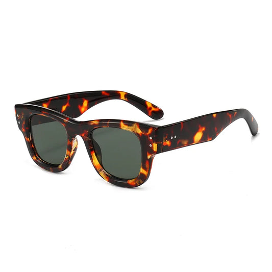 Bold Square Eyepieces lunettes Sunglasses