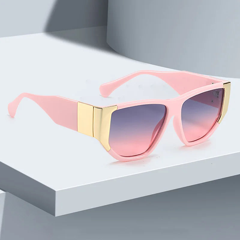 Colorful Decorated Gradient Sunglasses