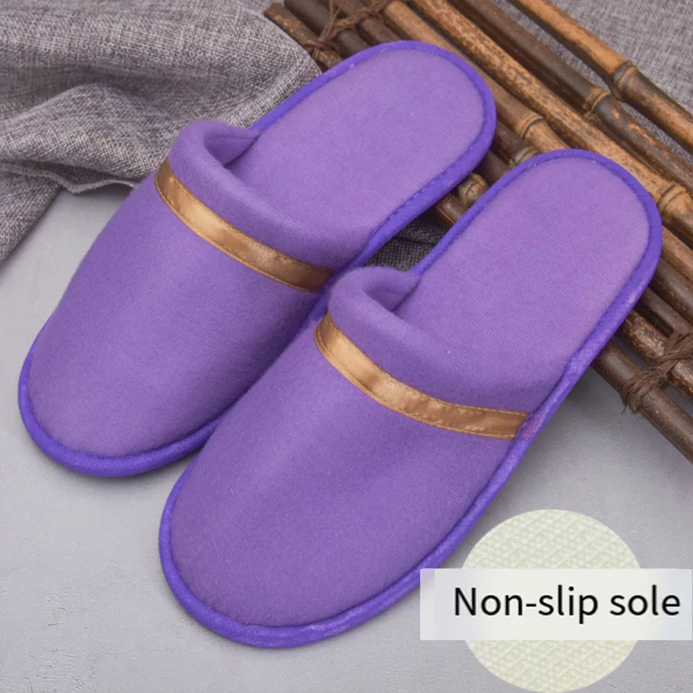 1Pair Winter Warm plush Slippers
