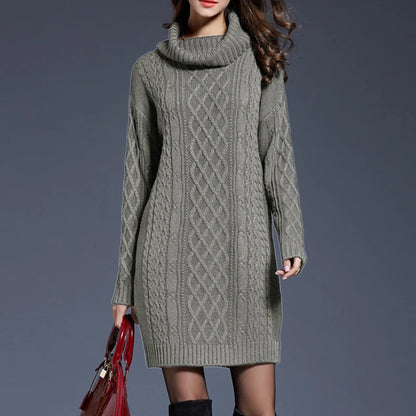 Long Sleeve Winter Over Size Dresse