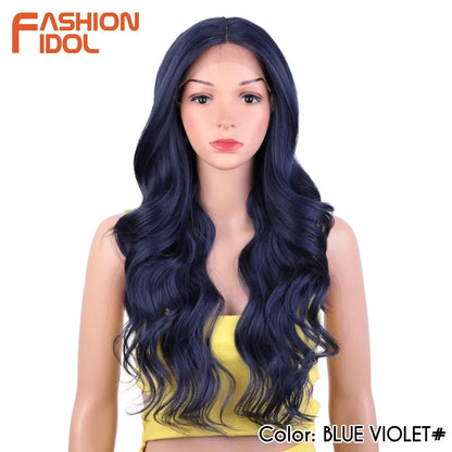 Lace Front Wig Synthetic With Baby Hair Wigs