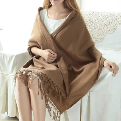 Lattice Imitation Cashmere Scarf