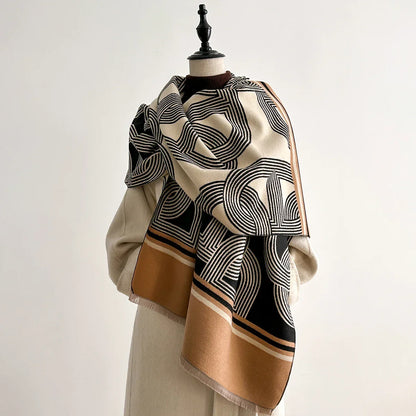 Winter Scarf  Wraps Thick Cashmere Imitation