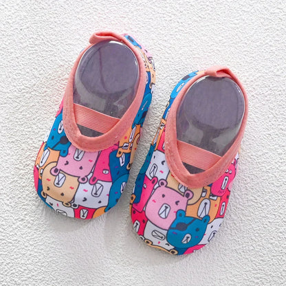 Baby Socks Shoes Learning Walking Anti-Skid Slippers