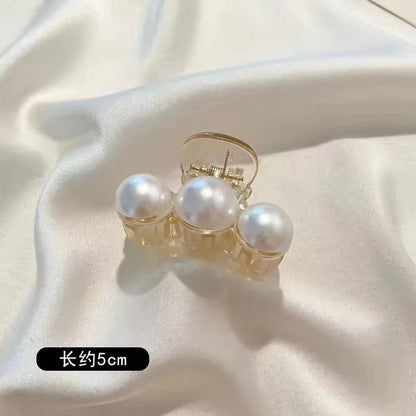 Simulated Pearl Hair Claws Hair Clips