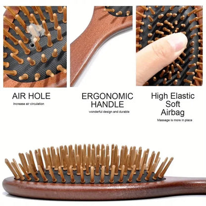 Sandalwood Air Cushion Comb Brush