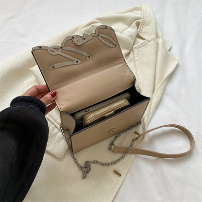 Metal Letter Strap Bags