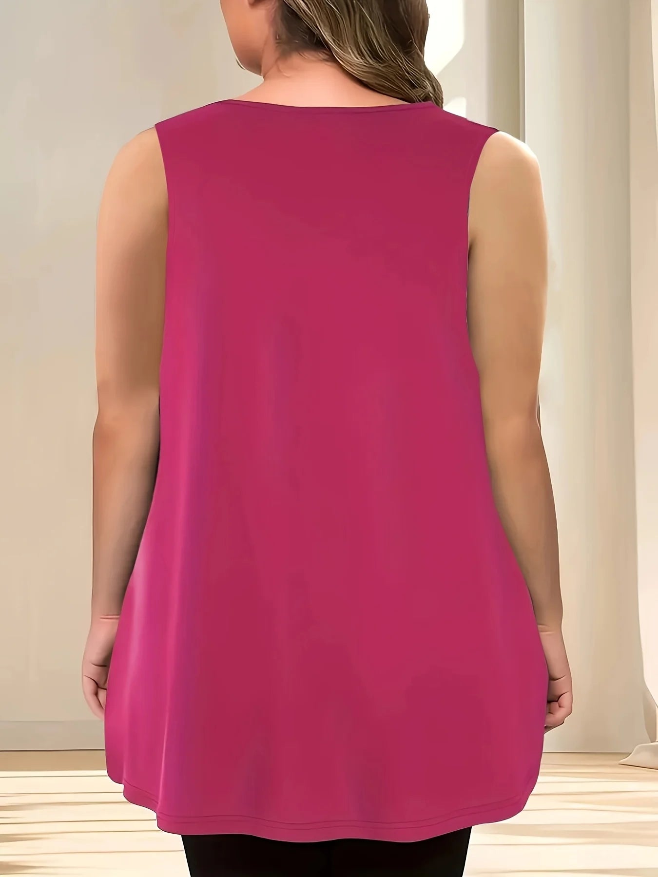 Plus Size Casual Loose Basic Tee Versatile T-shirt