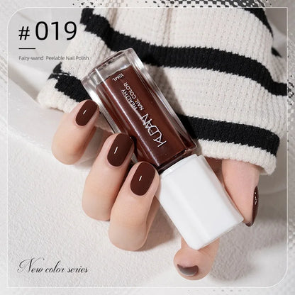 Colorful Water-Base Nail Polish 40 Colors Air Dry Peel Off Nail Art