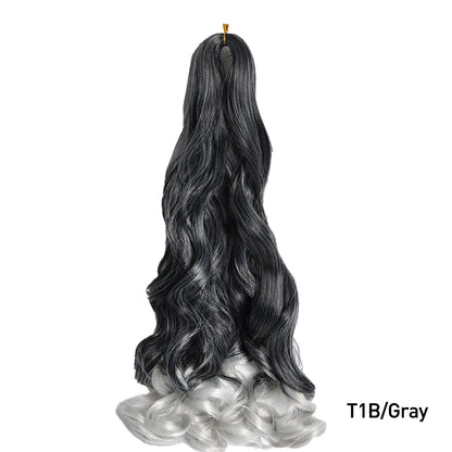 French Curls Braiding Hair 24Inch Hair Extensions