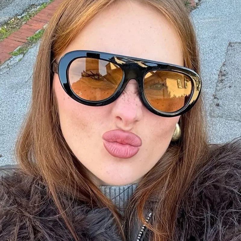 Oversized Hip Hop Punk Sunglasses