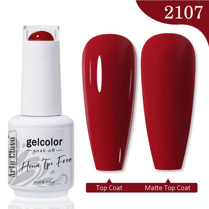 Red Brown Color Gel Nail Polish