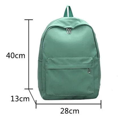 Large USB Port Canvas Schoolbag