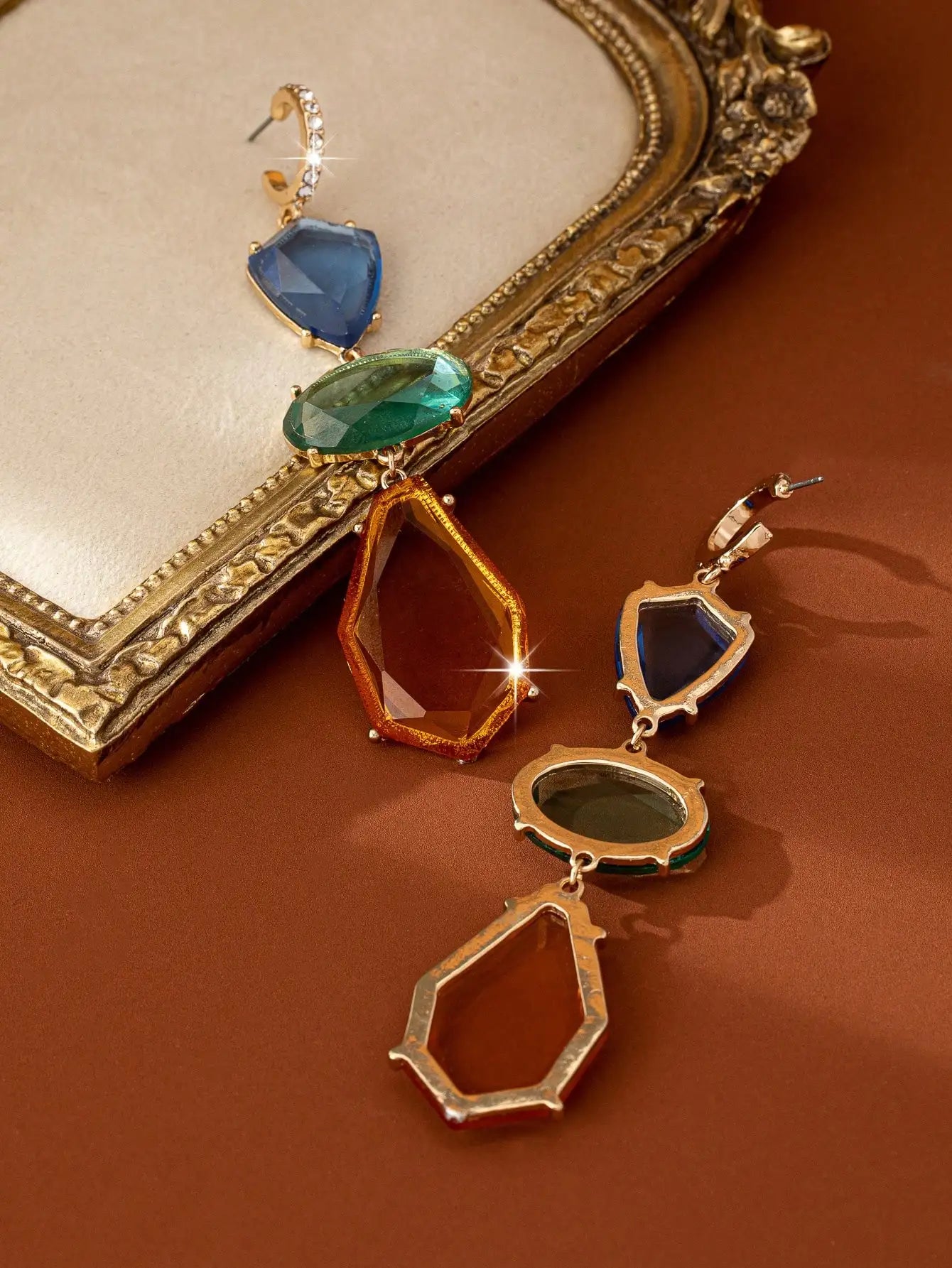 Light Luxury Exaggerated Irregular Earrings