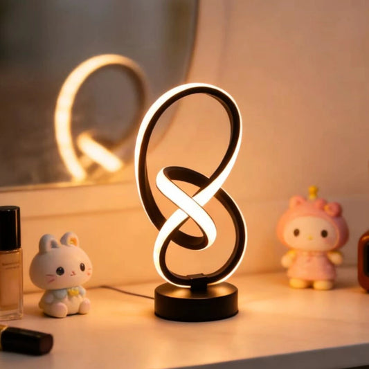 Creative LED desk lamp with USB 3 color adjustable