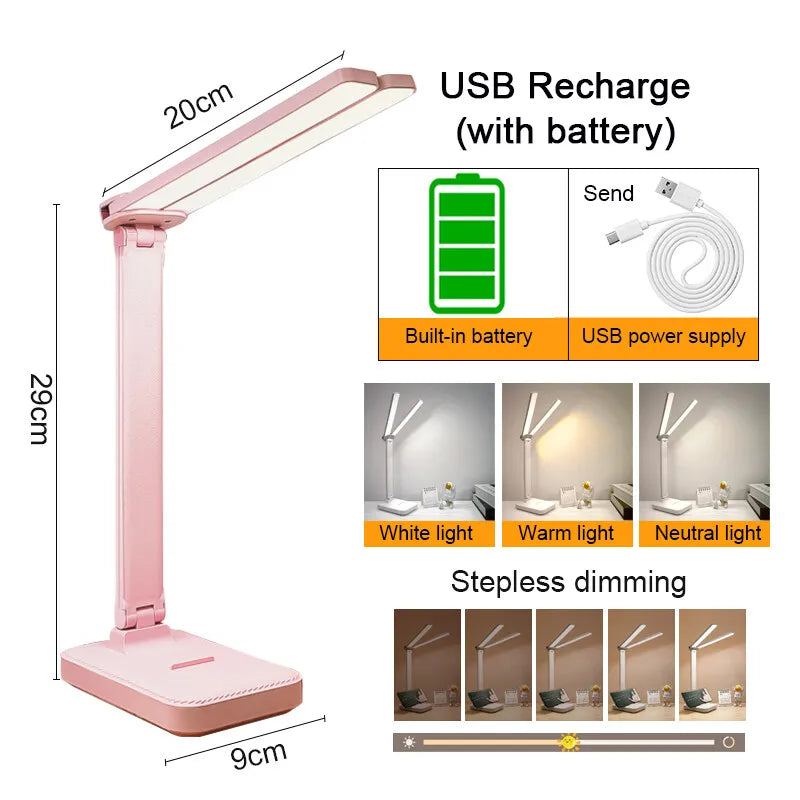 USB Desk Lamp Touch Night Light