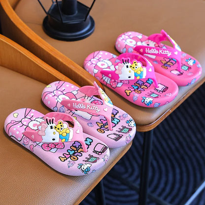 Hellokittys Kawaii Cartoon Flip Flops Slippers