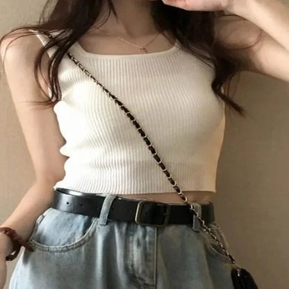 Loose Polo Neck Striped Korean Style Sweater