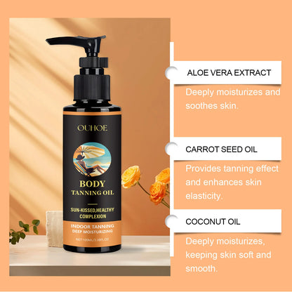 Aloe Vera Tanning Serum Body Bronzing & Sun Tan Lotion