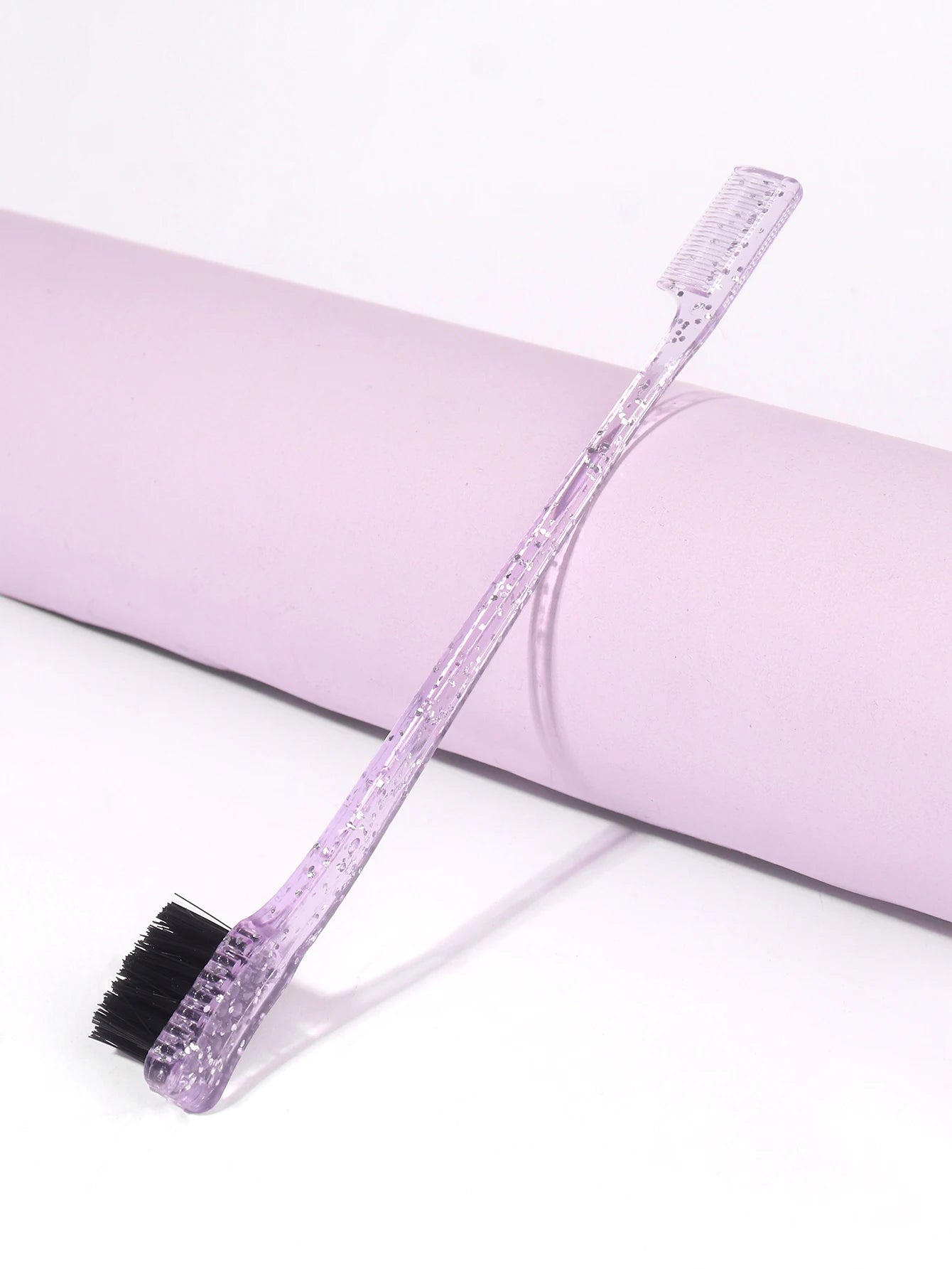 4pcs/1pcs crystal double-sided edge hair brush