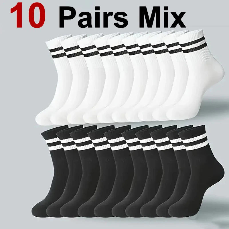 5/10/20 Pairs Round Neck Socks