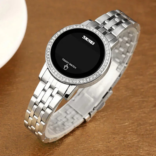Digital LED Touch Diamond Waterproof Wristwatches