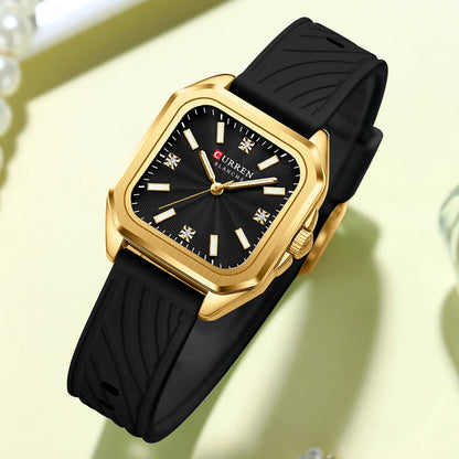 Minimalist Square Quartz Casual Sports Silicone Watches