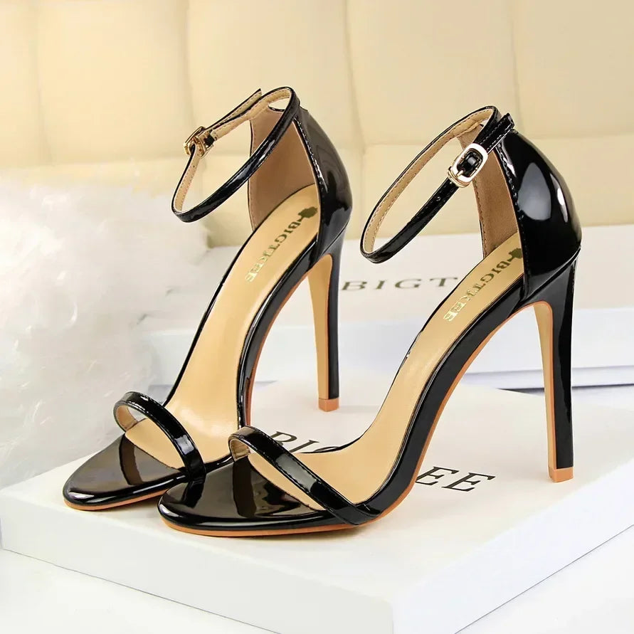 Gladiator Stiletto Classic Ankle Strap Sexy Shoes
