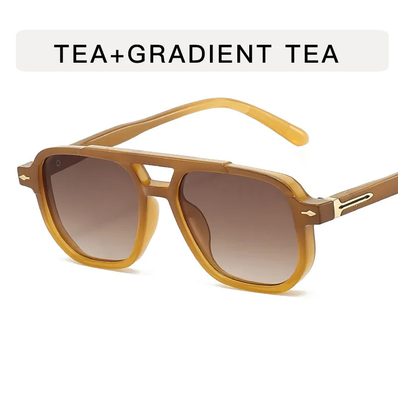 Square double-barrier protection Sunglasses