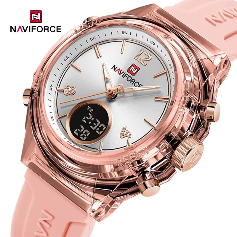 Casual Sports Quartz LCD Digital Display 50M Waterproof Wristwatch