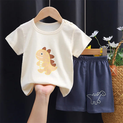 Short-Sleeved T-Shirt Baby Cute Cartoon Outfit
