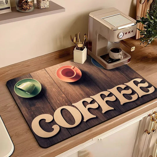 Coffee Machine Mat Waterproof Drain Pad