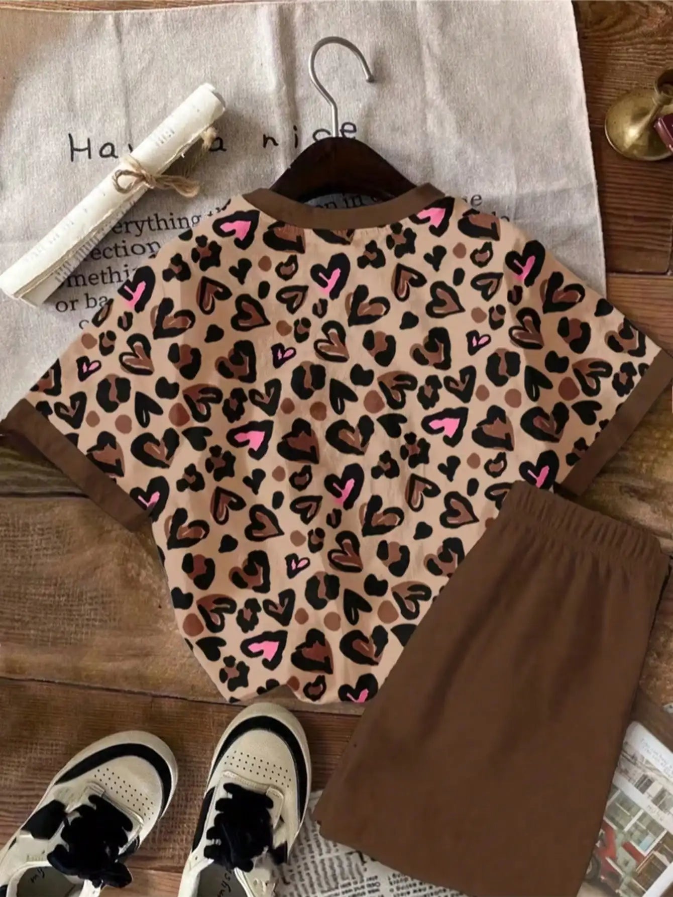 Floral Print Stretch Fabric Set