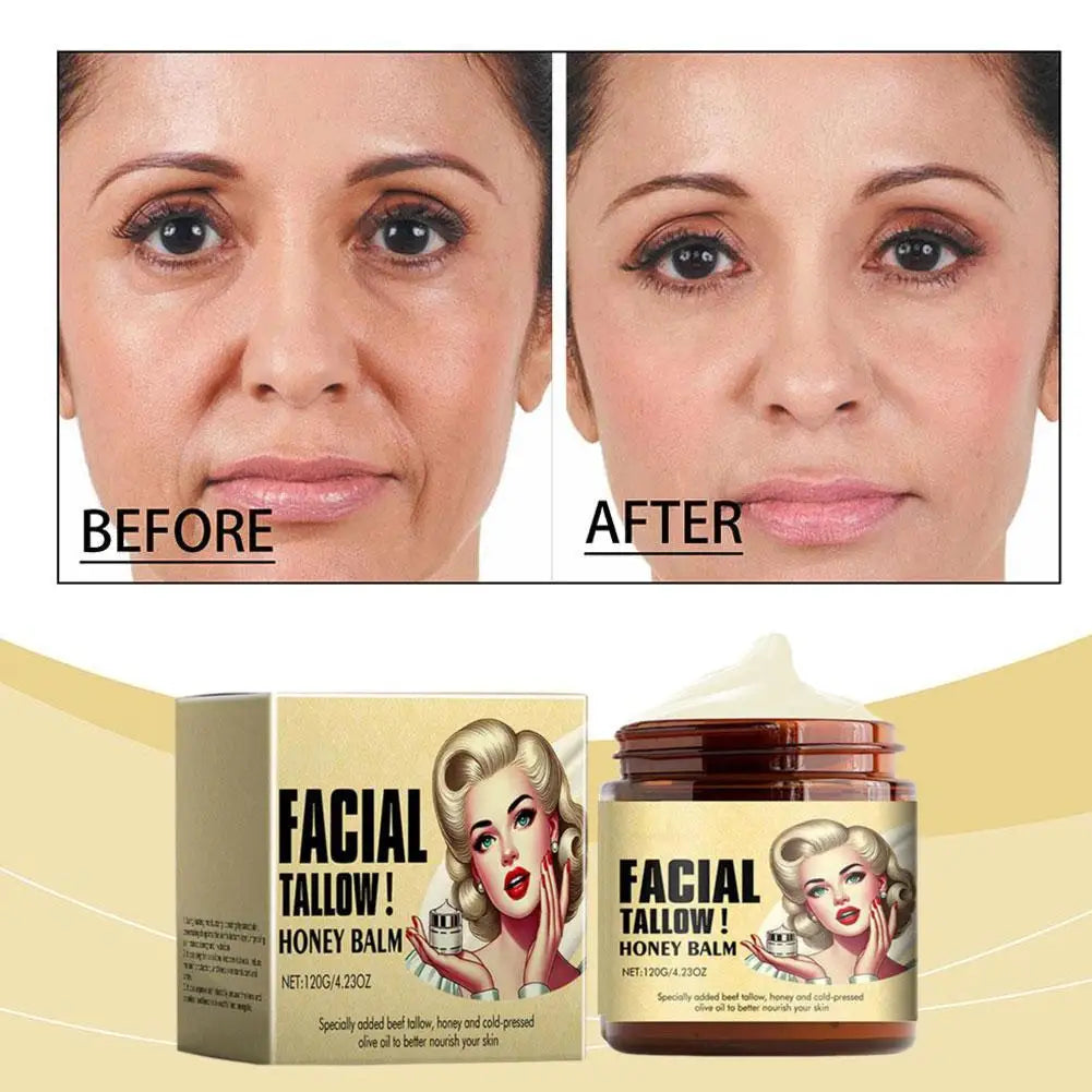 Crema facial hidratante de bálsamo de miel y loción corporal