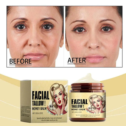 Crema facial hidratante de bálsamo de miel y loción corporal