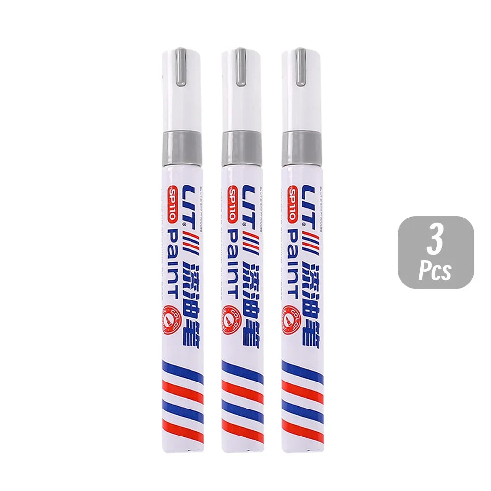 3mm 10p Colorful 8 Colors Permanent Paint Marker Waterproof