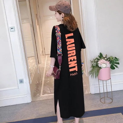 Comfortable Short-sleeved Round Neck pregnant Dress