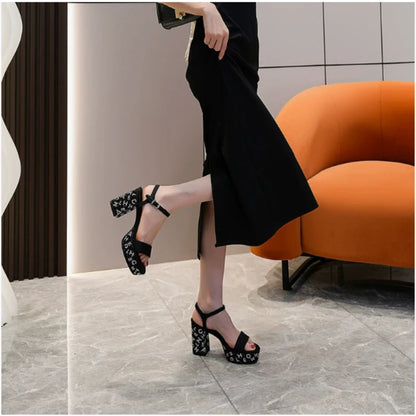 Zapatos de fiesta con pedrería