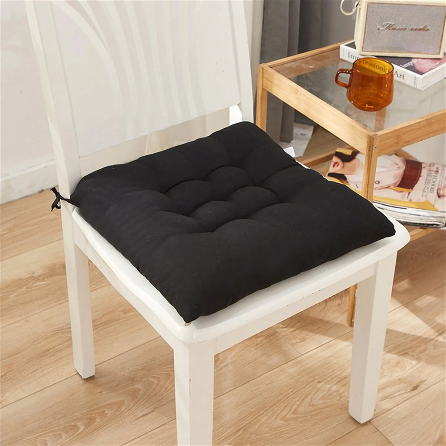 Square Chair Soft Pad Thicker Seat Cushion