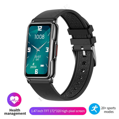 LIGE Smart Watch 1.47-inch Full Touch Screen Sports Fitness Tracker Waterproof