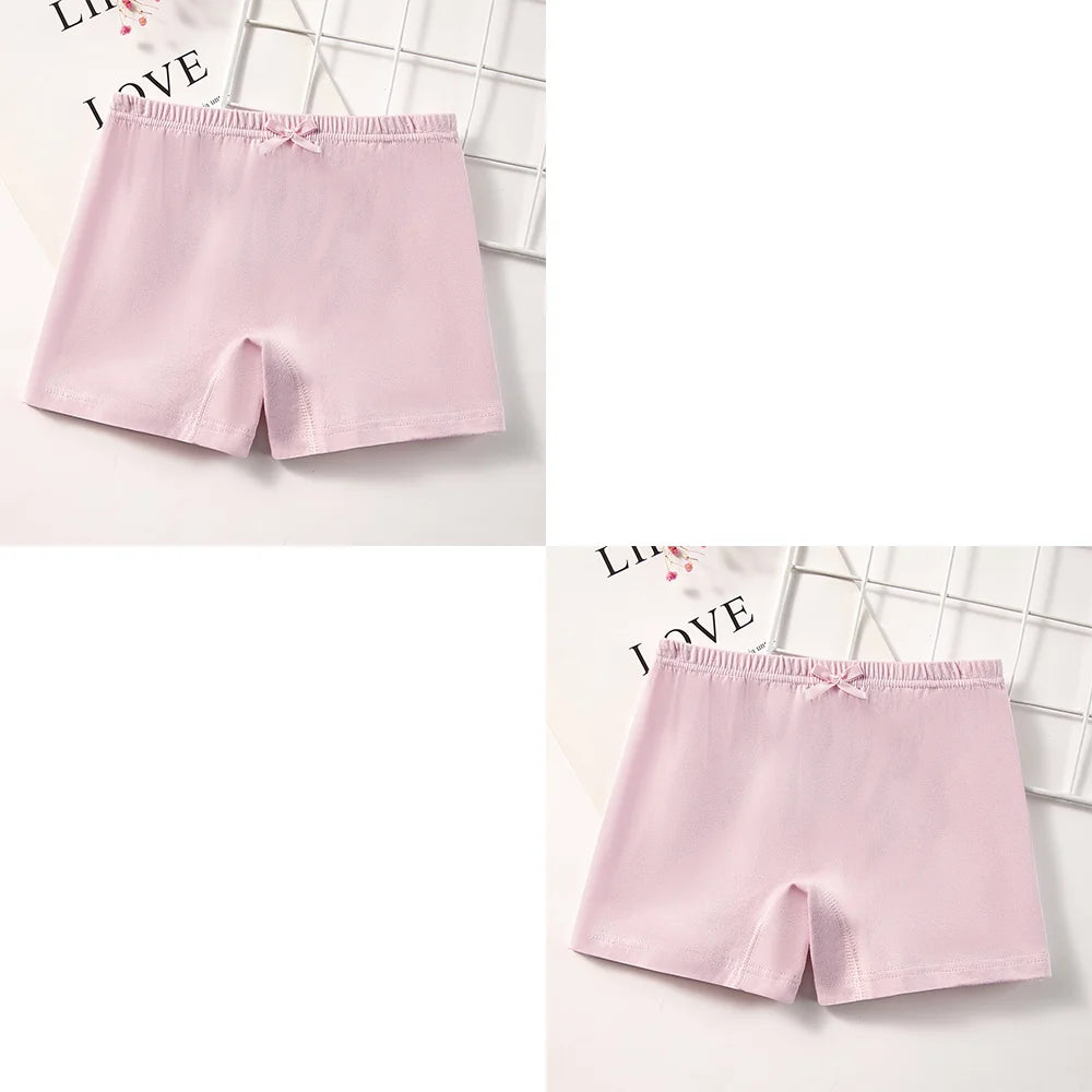 1/2 Pcs Kids Girls Panties Cotton Breathable Safety Pants